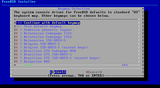 FreeBSD Keymap選択