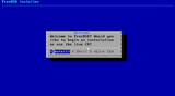 FreeBSD Welcome画面